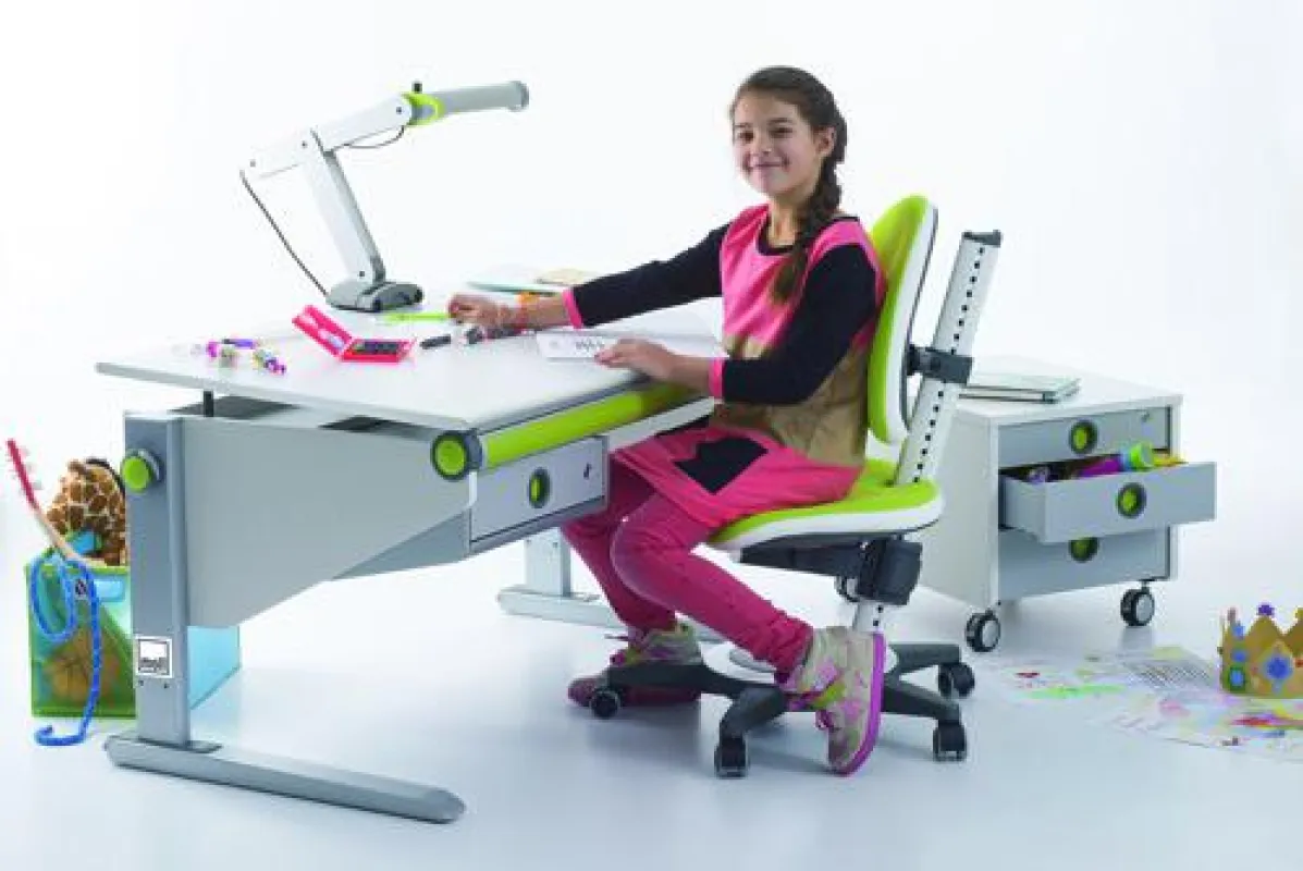 Ergonomisch mitwachsender Kinderschreibtisch Winner von moll