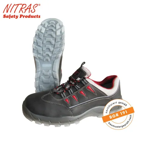 Bild: NITRAS Sicherheitsschuhe sind gemäß BGR 191 zertifiziert