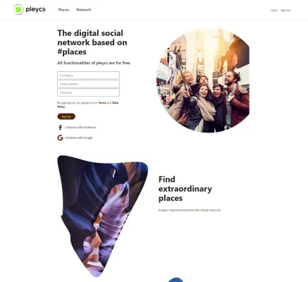 Bild: Weltweite Einführung von pleycs - das erste soziale Netzwerk auf Basis von Orten