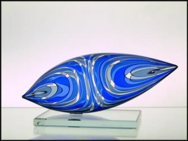 Bild: Ausstellung moderner Glaskunst im Glashaus im Markgräflerland