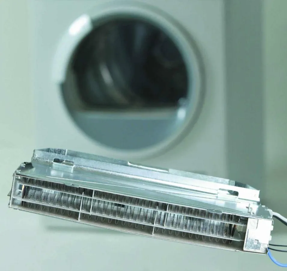 Im Wäschetrockner hervorragend geeignet: formstabile Zickzack-Mäander-Heizleiter.