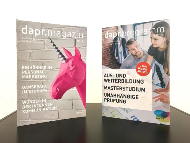 Bild: dapr.programm 2019/2020 mit dapr.magazin No. 04 erschienen