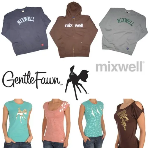 Bild: Mixwell USA und Gentle Fawn - New Stuff für Guys und Girls