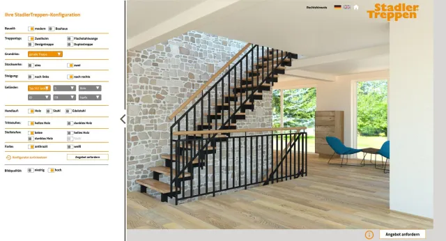 Bild: Klick für Klick zur Wunschtreppe