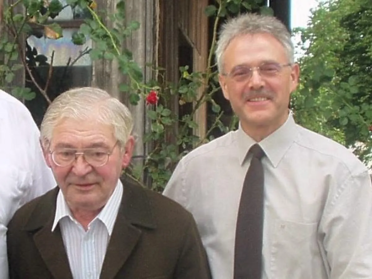 Bruder Kornelius Herrler SDB (li.) und Direktor Pater Claudius Amann SDB (re.)