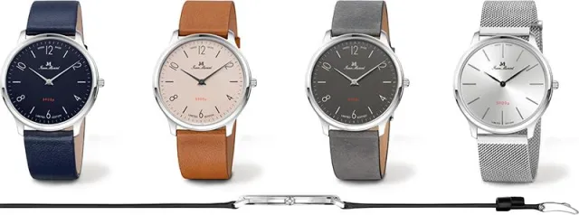 Bild: Neu und extra flach: Quarz-Uhren unter 4 mm Gehäusehöhe