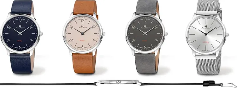 Bild: Neu und extra flach: Quarz-Uhren unter 4 mm Gehäusehöhe