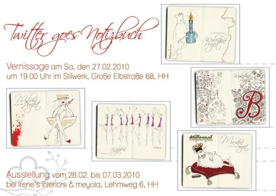 Bild: Twitter-Ausstellung feiert Vernissage im Hamburger Stilwerk