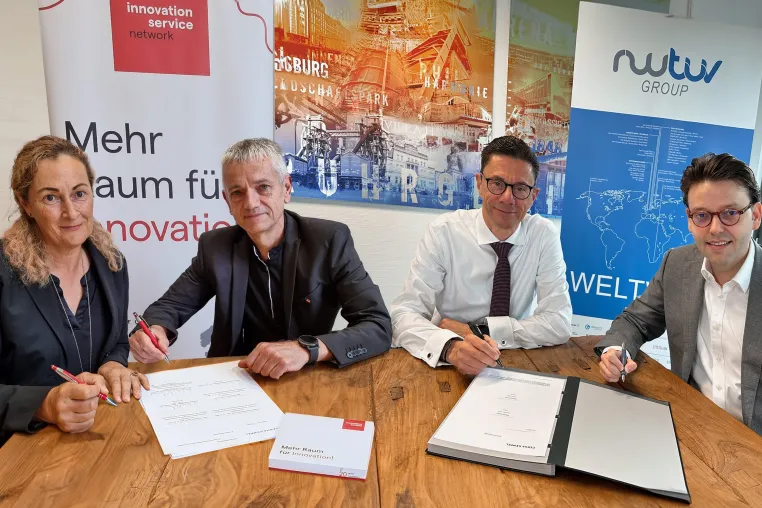 Bild: RWTÜV Group erwirbt Anteile an Innovationspionier isn – innovation service network