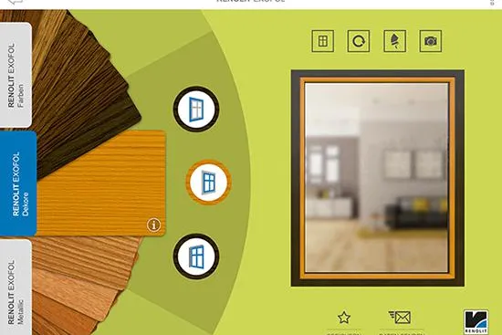 Bild: cyperfection realisiert iPad App für Fensterprofil-Folien der RENOLIT SE