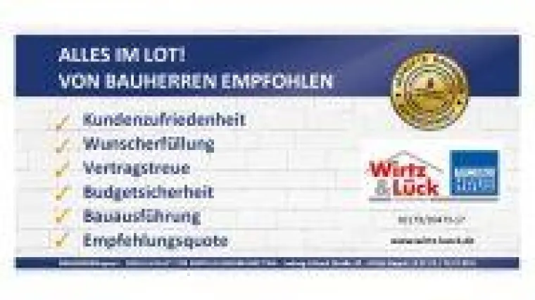 WIRTZ & LÜCK WOHNBAU GMBH, Monheim: Auch 2020 von Bauherren sehr gut bewertet Bild: WIRTZ & LÜCK WOHNBAU GMBH, Monheim: Auch 2020 von Bauherren sehr gut bewertet