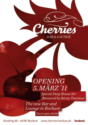 Opening des "Cherries - Bar & Lounge" am 5. März 2011 ab 21:00 Uhr Bild: Opening des "Cherries - Bar & Lounge" am 5. März 2011 ab 21:00 Uhr