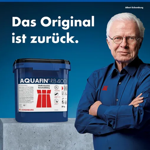 AQUAFIN-RB400 - Neue Maßstäbe für mineralische Dickbeschichtungen Bild: AQUAFIN-RB400 - Neue Maßstäbe für mineralische Dickbeschichtungen
