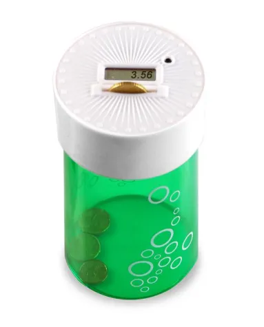 Bild: Das Sparschwein der nächsten Generation zählt mit