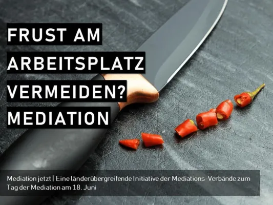 Bild: Tag der Mediation 2025: Konflikte am Arbeitsplatz nachhaltig lösen – mit Mediation
