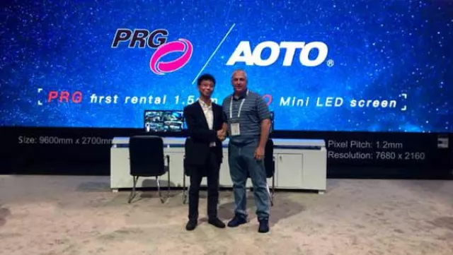 Bild: PRG investiert in ultra-hochaufgelöste LED-Screen-Lösung von AOTO