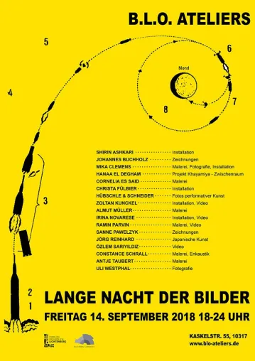 Vielfältige künstlerische Positionen zur 11. Langen Nacht der Bilder in den B.L.O.-Ateliers Bild: Vielfältige künstlerische Positionen zur 11. Langen Nacht der Bilder in den B.L.O.-Ateliers