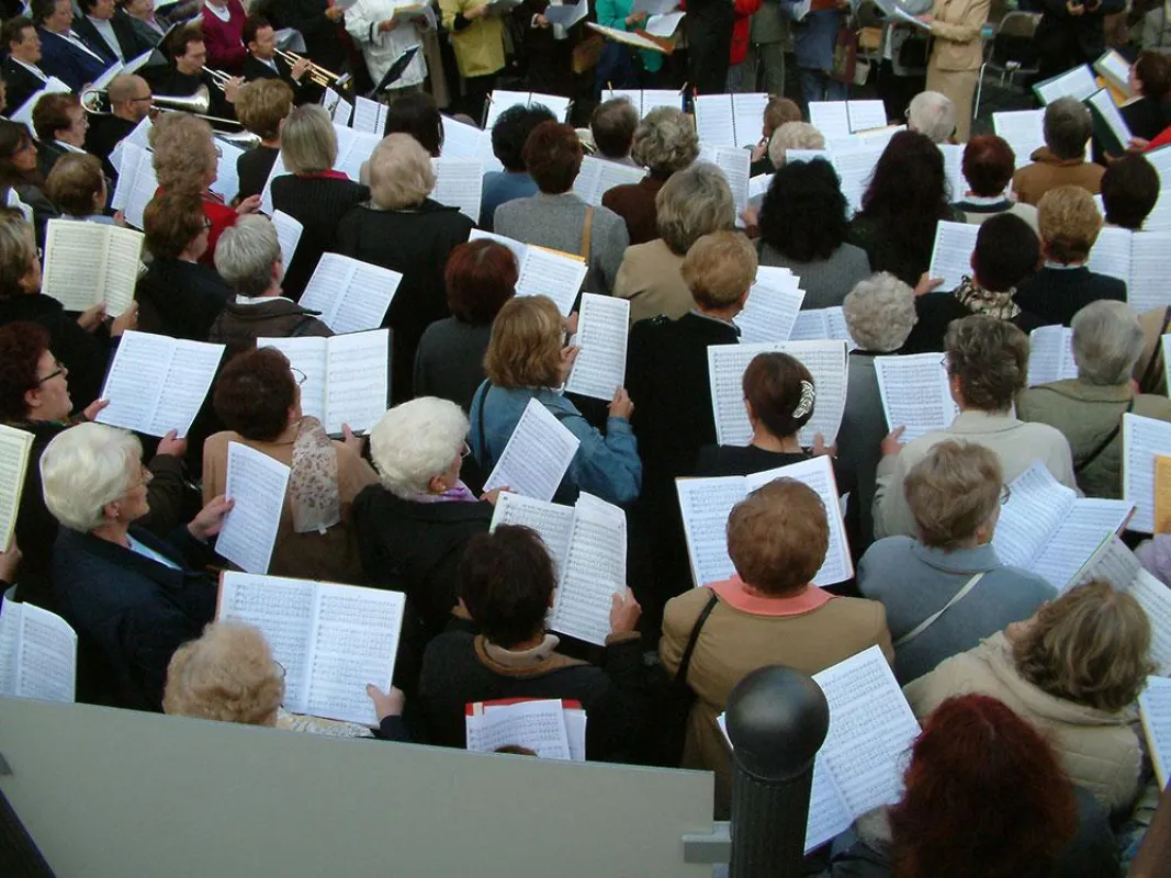 Das Chorsingen hat in Rheinland-Pfalz ein gutes Image. Burkard Vogt/pixelio.de. Quelle: Chorverband