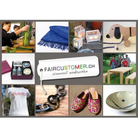 Der nachhaltige Internetmarktplatz in der Schweiz Faircustomer.ch wird ein Jahr alt Bild: Der nachhaltige Internetmarktplatz in der Schweiz Faircustomer.ch wird ein Jahr alt