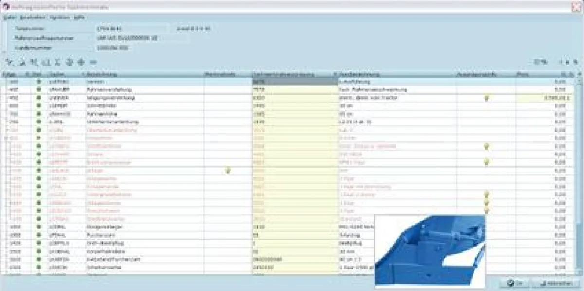 Vorausschauend: Für jedes Sachmerkmal erzeugt der Variantengenerator von oxaion eine Objektvorschau.