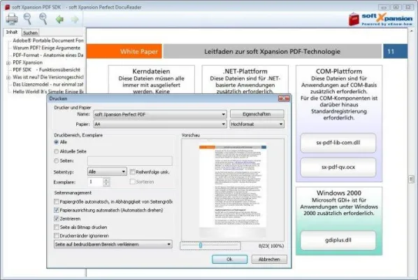 Bild: Perfect DocuReader 6: PDF-Dateien als Programmhilfe und für Software-Dokumentationen einsetzen