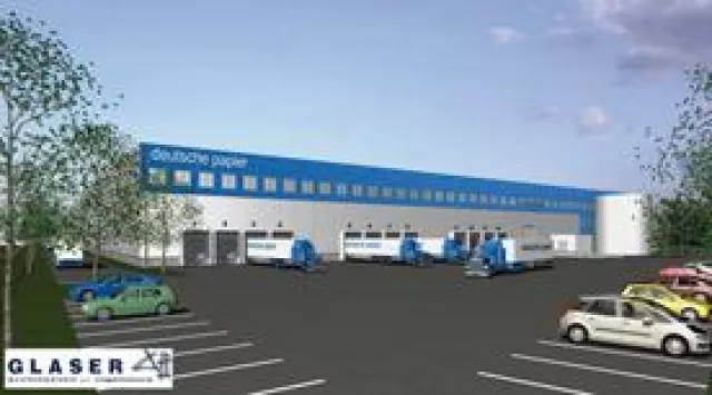 Bild: Deutsche Papier und Trans Service Team bauen neues Logistikzentrum