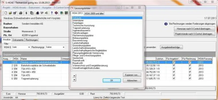 Bild: S-HOAI 13 mit Neuerungen der HOAI Novelle 2013 und Seminaren