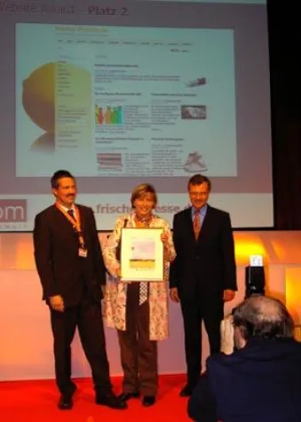 Frische-Presse.de gewinnt Website-Award 2007 Bild: Frische-Presse.de gewinnt Website-Award 2007