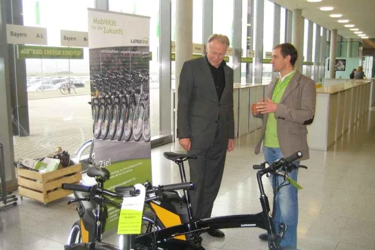 Bild: Grüne Spitzenpolitiker testeten Pedelecs von LeaseRad