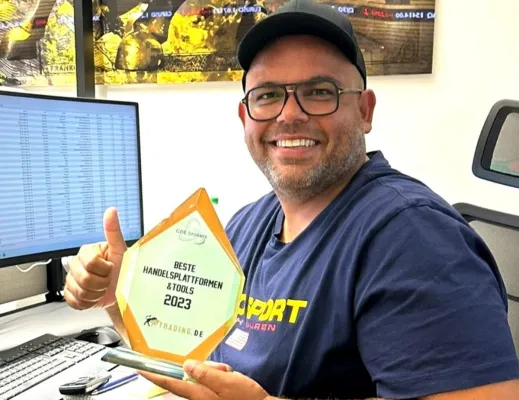 Bild: Trading.de verleiht Brokervergleich Award an GBE Brokers 