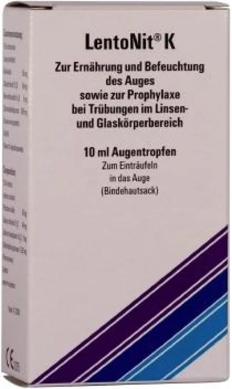 LentoNit® K - die Augentropfen für die tägliche Kur zu Hause
