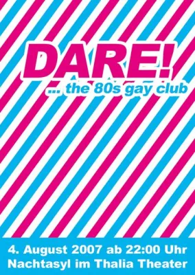 Bild: DARE! Club-Eröffnung am 04.08.2007 im Nachtasyl des Thalia Theaters [Hamburg], direkt am CSD-Wochenende
