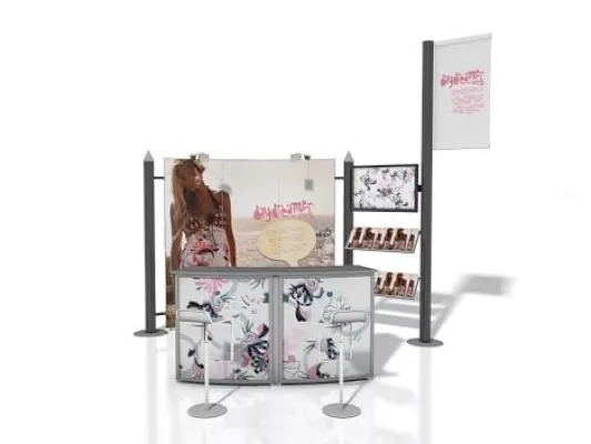 Zeitfaktor Aufbau - mobile Messestände im Vorteil Bild: Zeitfaktor Aufbau - mobile Messestände im Vorteil