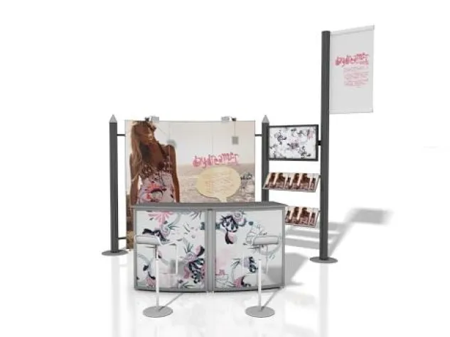 Bild: Zeitfaktor Aufbau - mobile Messestände im Vorteil