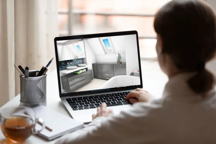 Seidel Heizung und Bad berät und plant auch online Bild: Seidel Heizung und Bad berät und plant auch online