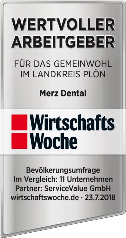 Mit Siegel zum 'wertvollen Arbeitgeber' von der WirtschaftsWoche ausgezeichnet.