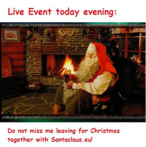 Live Übertragung von Santa Claus Bild: Live Übertragung von Santa Claus