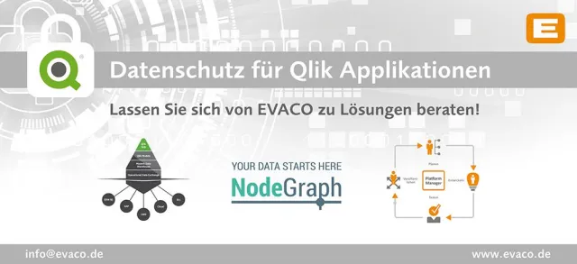 Bild: EVACO unterstützt mit Lösungen für datenschutzkonforme Qlik Applikationen