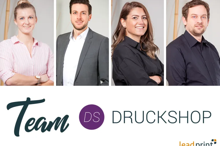 Bild: Das DRUCKSHOP-Team von Lead-Print wünscht ein frohes neues Jahr