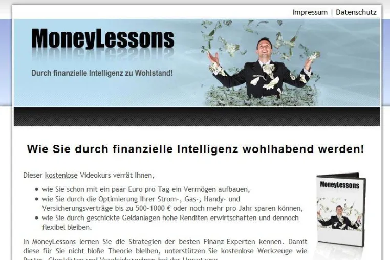 Bild: Mehr finanzielle Intelligenz - durch kostenlosen Videokurs