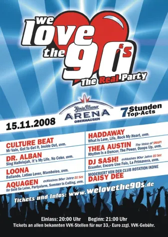 Bild: we love the 90´s - The Real Party