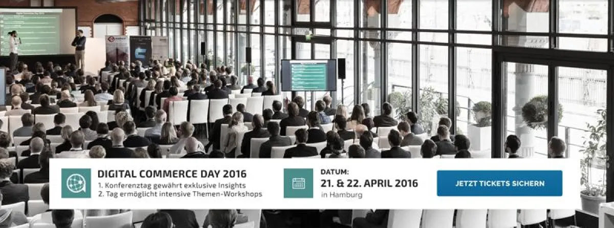 Digital Commerce Day am 21. und 22. April in Hamburg
