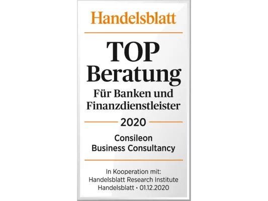 Bild: Consileon unter den Top-Consultingunternehmen für den Finanzsektor