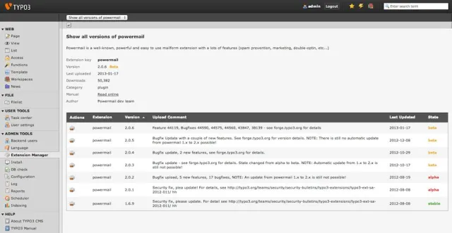 Bild: TYPO3 CMS 6.1 “Improve”