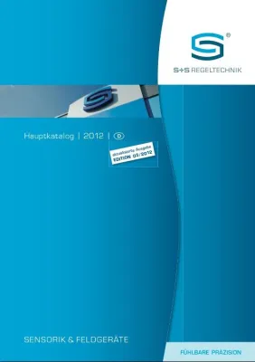 Bild: S+S Regeltechnik präsentiert Fühler, Regler, Schalter und Sensoren im Gesamtkatalog 2012