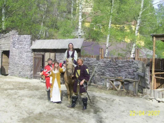 Bild: Oybiner Ritterspiele 2007 auf der Naturbühne Oybin "Der Schatz von Oybin"