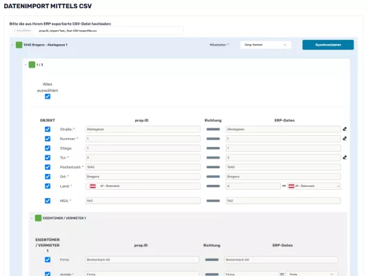 Bild: Effizientere hybride Eigentümerversammlungen: prop.ID optimiert den Datenimport mit Smart Import