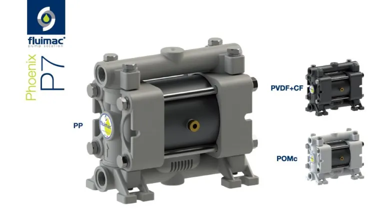 Bild: Neue Fluimac P007 Doppelmembranpumpe bei BIBUS