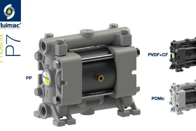 Bild: Neue Fluimac P007 Doppelmembranpumpe bei BIBUS