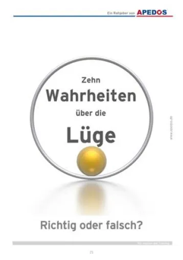Bild: Zehn Wahrheiten über die Lüge